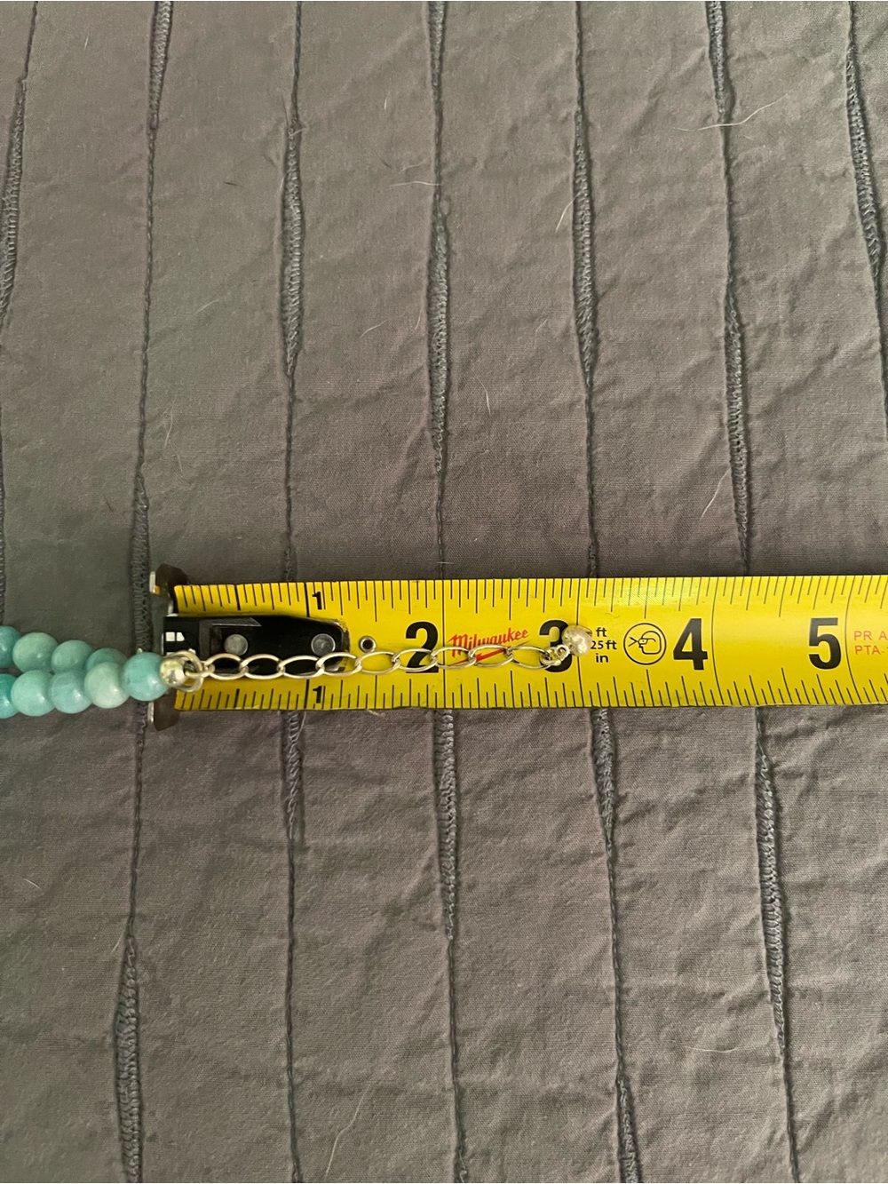 Jay King Mine Finds Peruvian Amazonite Multi Strand Necklace 21" - Picture 9 of 9